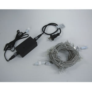 LEDストリングスデコレートWH/GD コントローラ付