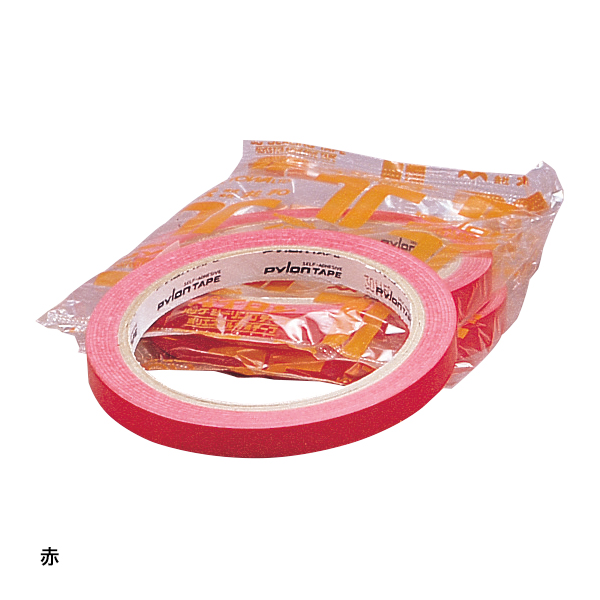 バックシーラー用テープ PET25(1巻)赤 店舗用品 バックヤード備品 梱包用品