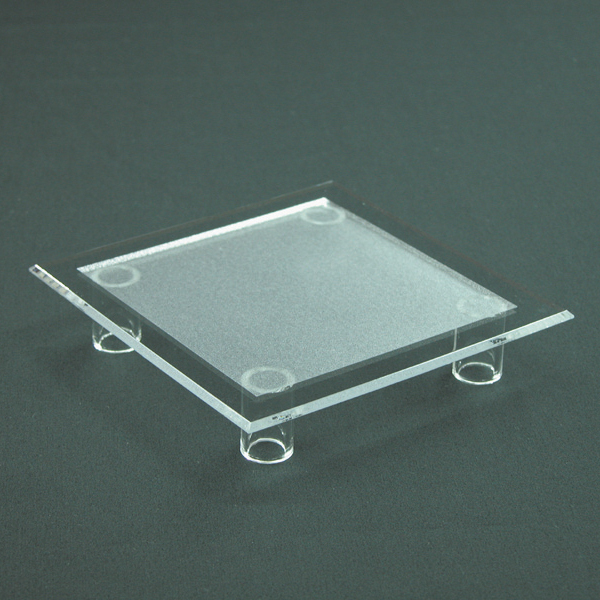 ミニステージ S 透明アクリル3mm厚 W150×D150×H30mm