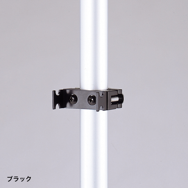 HPSポール用ネットホルダー(2個入)シルバー 什器