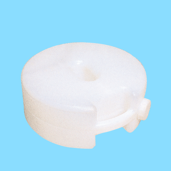 プラスチックフェンス用 タンクベース 注入式 ホワイト 屋外 φ320×H125mm