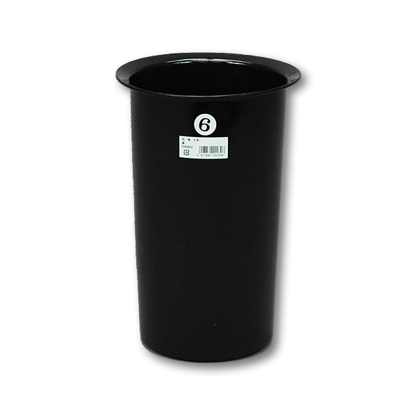 セロンPOT(花桶)F0605 6号ブラック