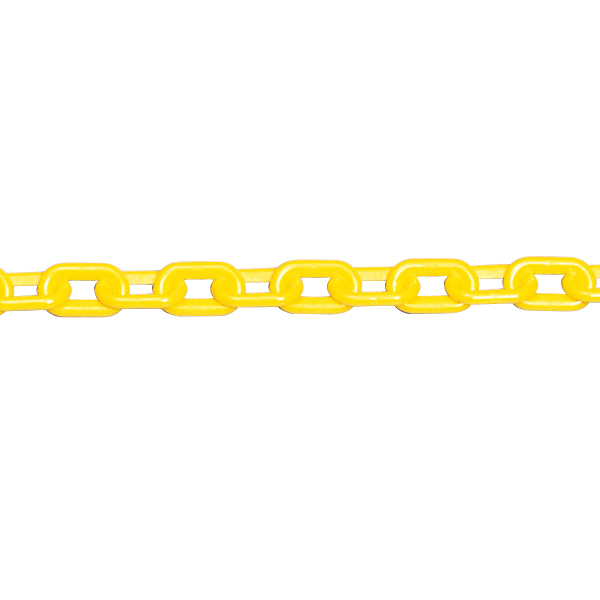 871-11 プラスチックチェーン 黄 40m 店舗用品のミセダス
