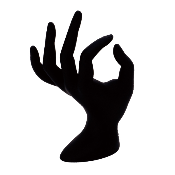 【在庫限り】アクリルOKハンド ブラック