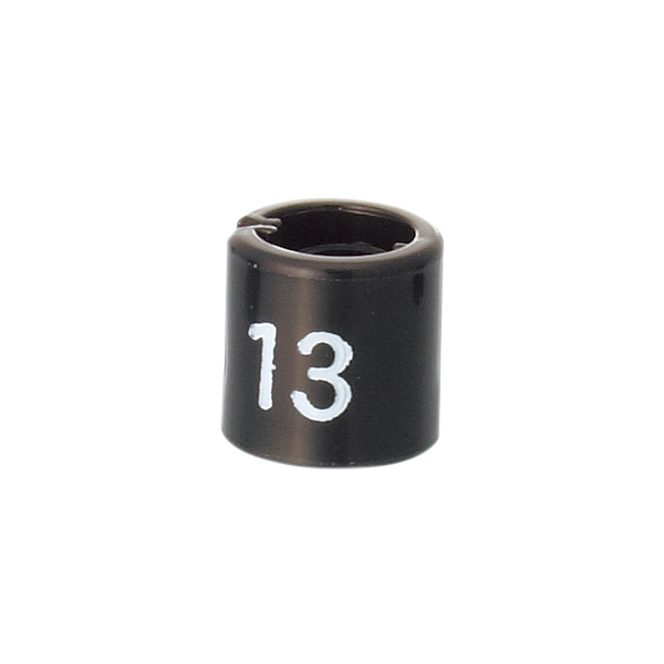 【在庫限り】【在庫処分 - 現品限り特価品】サイズチップ スリムタイプ 黒 13(50ヶ入) 店舗用品 ピン・タグ付・プライス用品