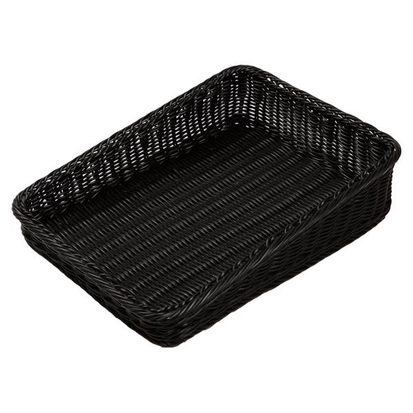 BB-K4030-BK ベーカリーバスケット斜め ブラック/30型