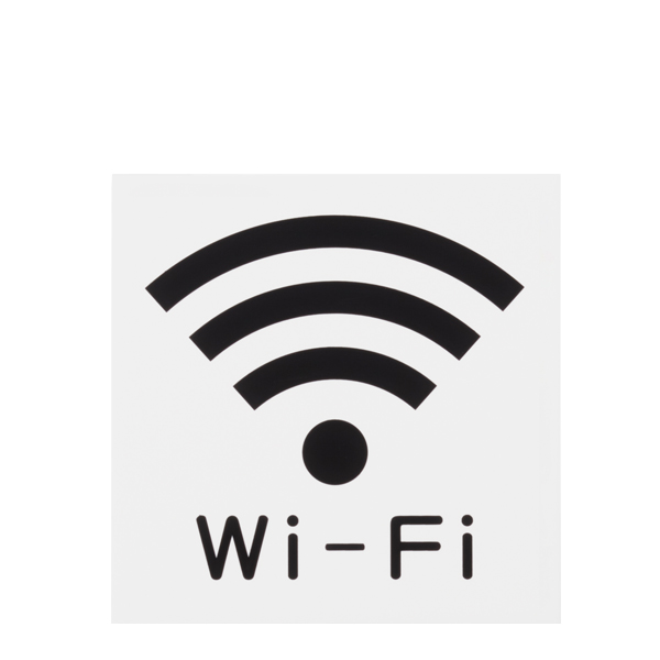 サインプレート Wi-Fi 小 店舗用品 運営備品 安全用品・標識 室内表示・屋内標識 ドア表示