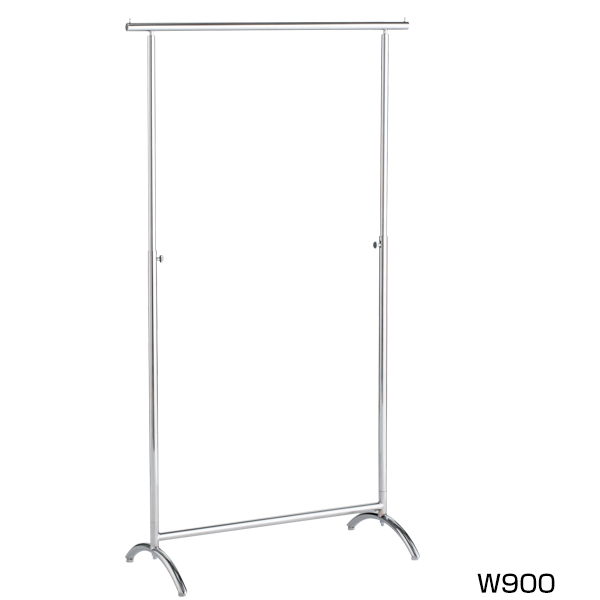 クロームメッキシングルハンガー アールタイプ W900 店舗用品 販促用品 陳列什器 ハンガー什器