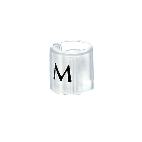 サイズチップ スリムタイプ スケルトン M(50ヶ入) 店舗用品 ピン・タグ付・プライス用品