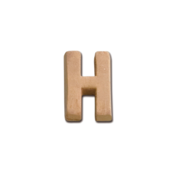 テラコッタアルファベット 大文字 H