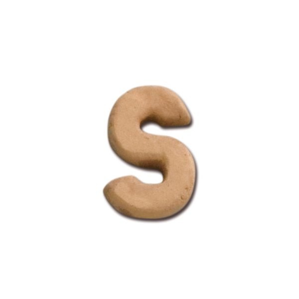 テラコッタアルファベット 大文字 S