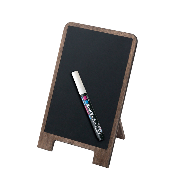 アンティーク卓上ブラックボードA5 LPT164 店舗用品 販促POP メッセージボード ブラックボード マーカー用 チョーク用 マグネット