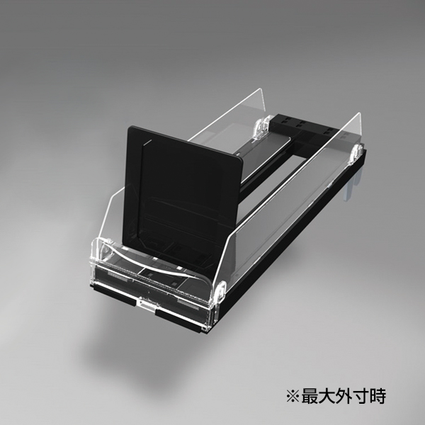 オートカセット角バー用D400 F 40L 店舗用品 販促用品 陳列什器