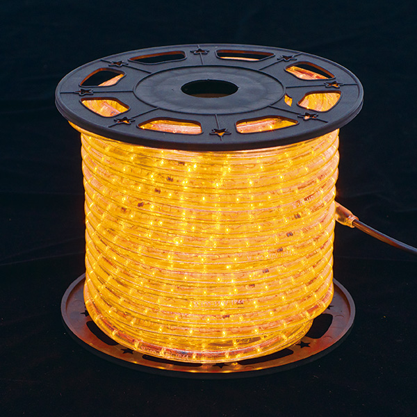 新360°発光ロープライトII イルミネーション LEDチューブライト 電球色
