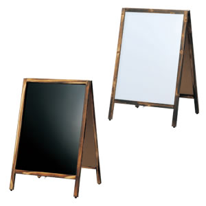 A型スタンド焼杉枠 ABS-62W 両面 W450mm