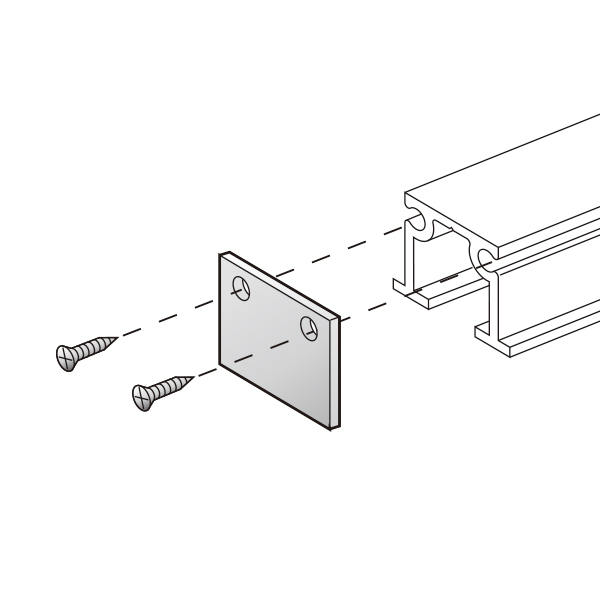 CR-1(S) L/R2枚セット ホワイト 店舗用品 展示用品