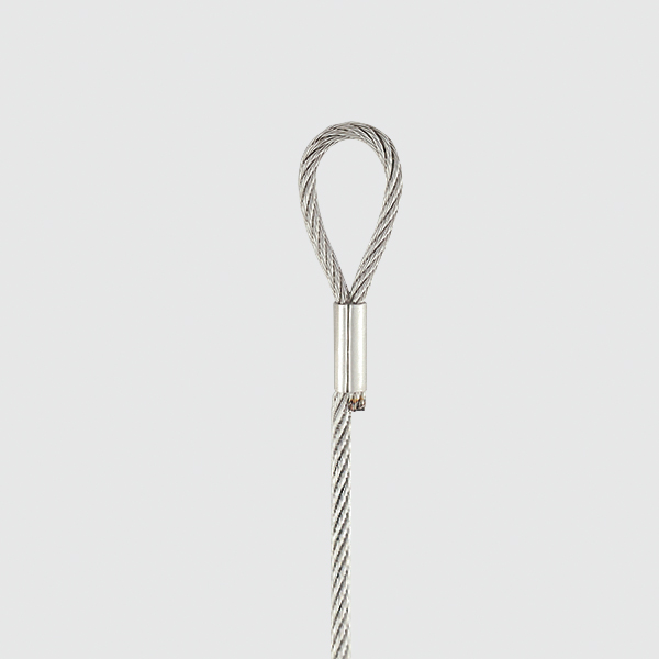 リングワイヤー φ2.0 1M B-W 店舗用品 展示用品
