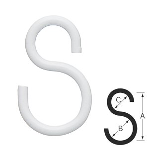 ミニ Sフック ISH23E 300ケ入 天吊り用品 天吊取付 吊り金具 S字フック