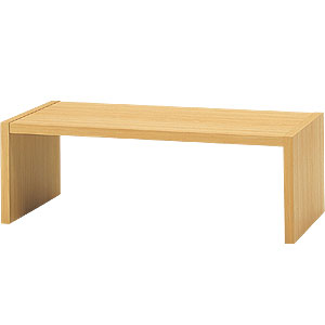 木製ローテーブル W900  エクリュ色