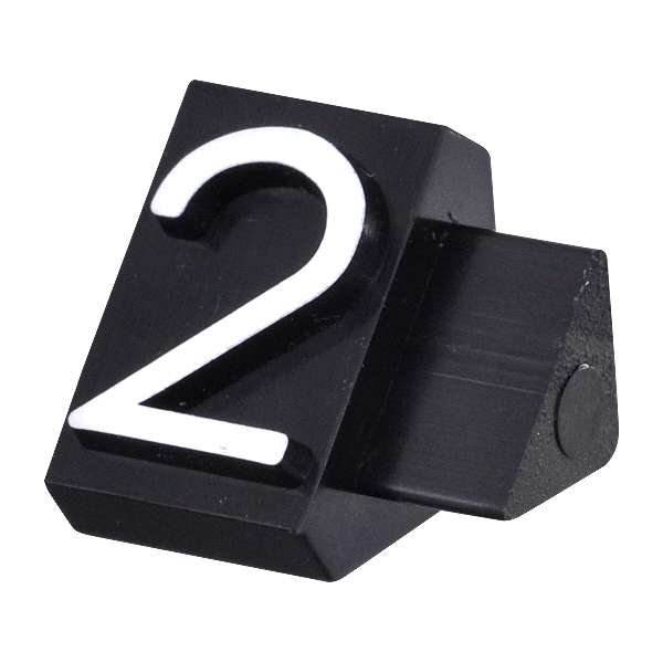 ニュープライスキューブ補充用 L用 単品 黒/白文字 2