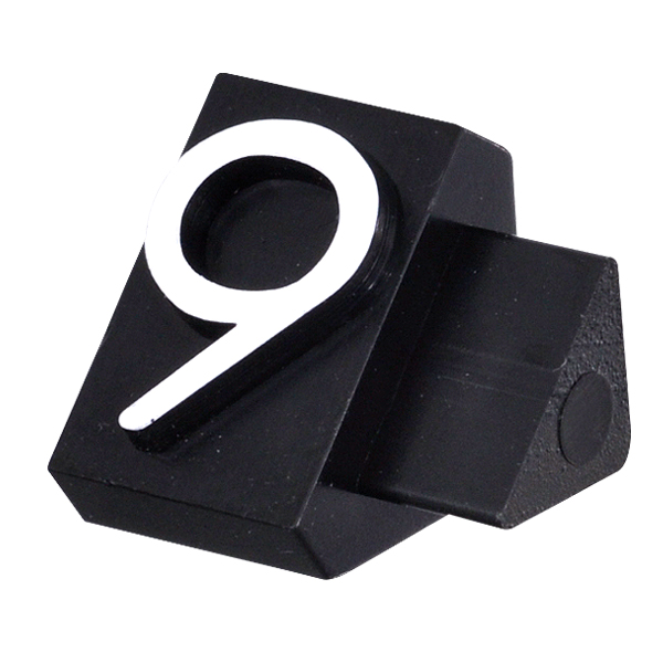 ニュープライスキューブ補充用 L用 単品 黒/白文字 9