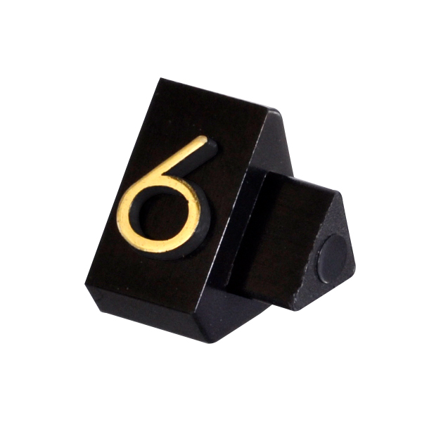 ニュープライスキューブ補充用 M用 単品 黒/金文字 6