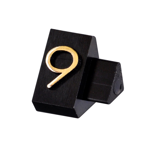 ニュープライスキューブ補充用 M用 単品 黒/金文字 9