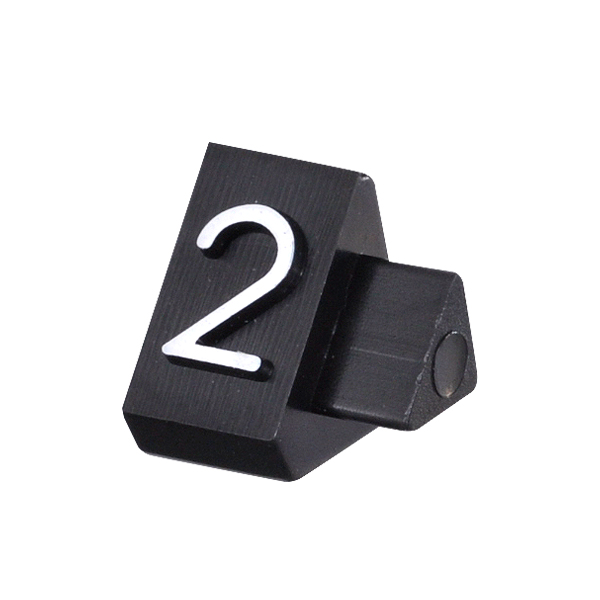 ニュープライスキューブ補充用 M用 単品 黒/白文字 2