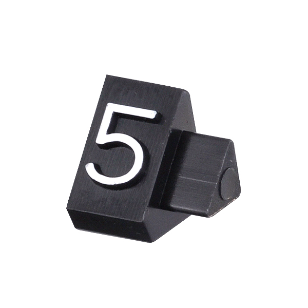 ニュープライスキューブ補充用 M用 単品 黒/白文字 5