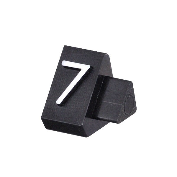 ニュープライスキューブ補充用 M用 単品 黒/白文字 7