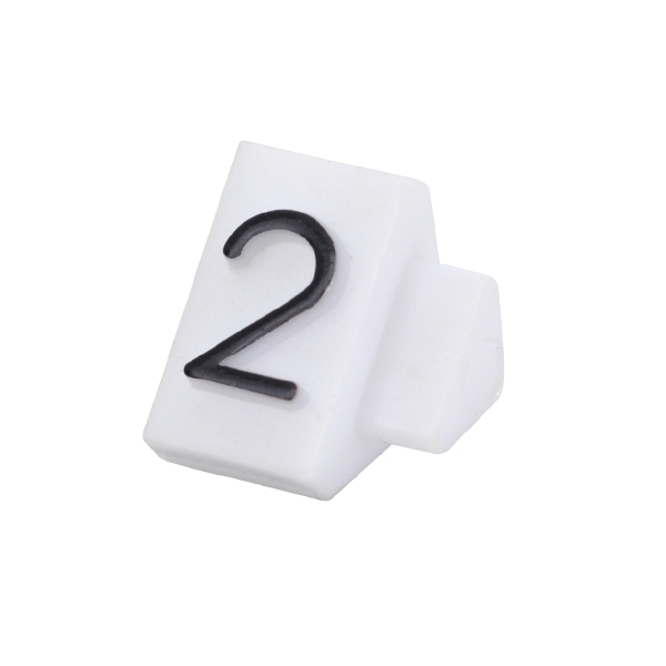 ニュープライスキューブ補充用 S用 単品 白/黒文字 2