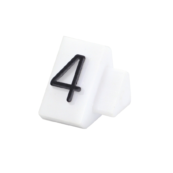 ニュープライスキューブ補充用 S用 単品 白/黒文字 4