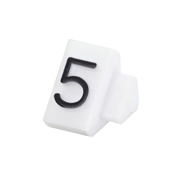 ニュープライスキューブ補充用 S用 単品 白/黒文字 5