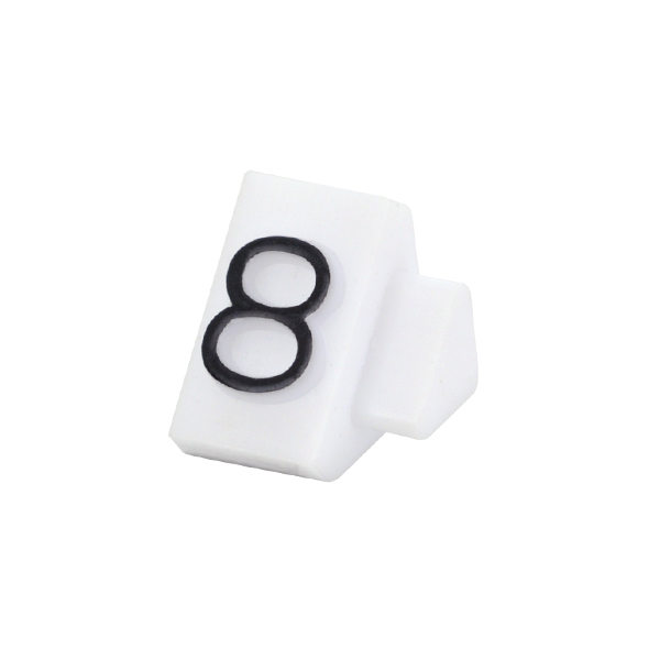 ニュープライスキューブ補充用 S用 単品 白/黒文字 8