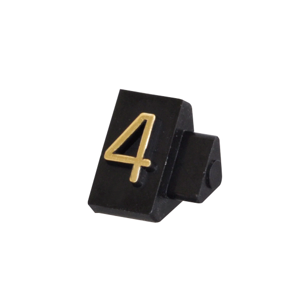 ニュープライスキューブ補充用 S用 単品 黒/金文字 4