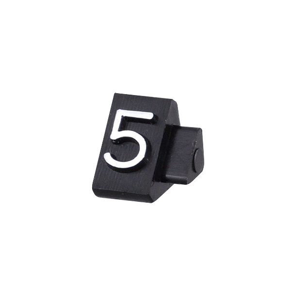 ニュープライスキューブ補充用 S用 単品 黒/白文字 5