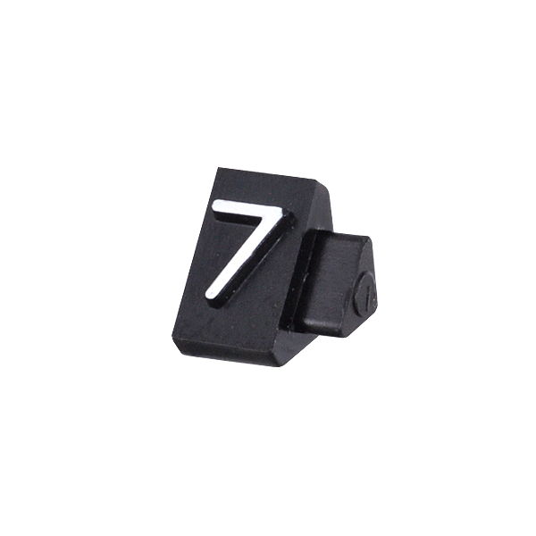 ニュープライスキューブ補充用 S用 単品 黒/白文字 7