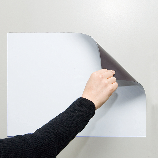 【在庫限り】マグシート (白・ツヤ有) 400×300 安全用品 標識 看板素材