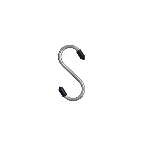 Sフック ロングタイプ 吊り下げフック キャップ付き SSH-50