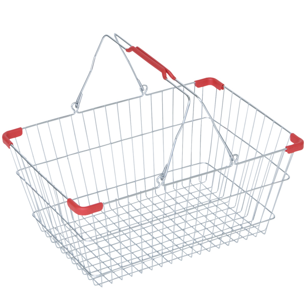 マーケットバスケット L 店舗用品 運営備品 ショッピングカート・バスケット 買い物バスケット - 店舗用品のミセダス