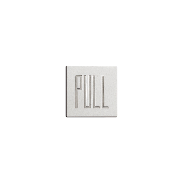 ドアサイン(35mm角) DS7-005 PULL 店舗用品 運営備品 安全用品・標識 室内表示・屋内標識 ドア表示