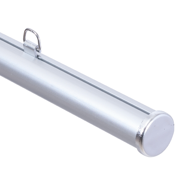 アルミH型パイプ 25-620 中芯付 天井吊り広告用 シルバー W620mm