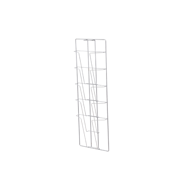 ウォールラック W-25 A4判 1列5段 固定用ビス付 W234×D75×H670mm