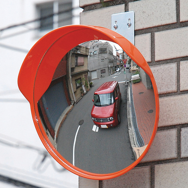 ガレージ防犯ミラー丸型 φ300mm 店舗用品 バックヤード備品 駐車場用品 カーブミラー コーナーミラー