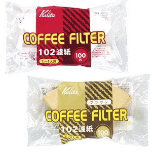 コーヒー濾紙 NK102 ホワイト 100P 20袋