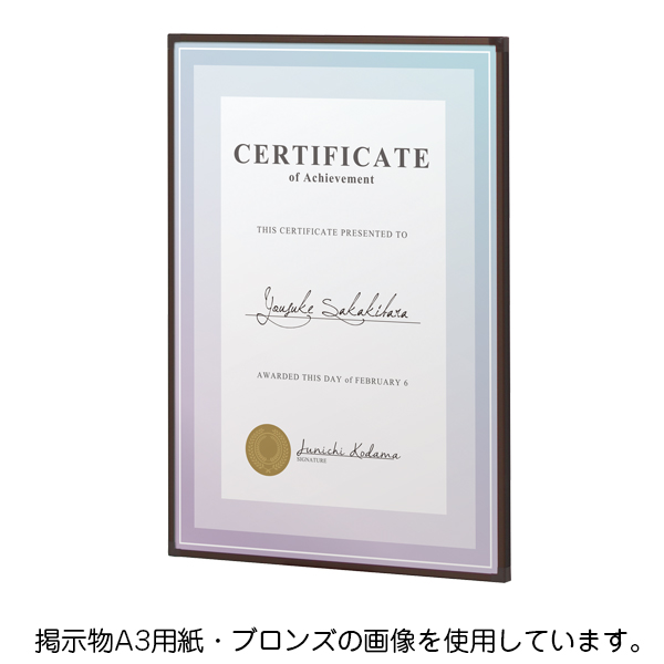 フォトパネルT7 装飾マット無 吊具4個 ひも付属 A3 ブラック