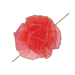 ワンタッチフラワーリボン アカ 30x20m