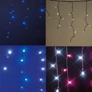 LEDつららライト シャンパンゴールド