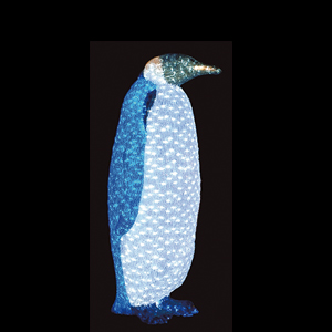 LEDクリスタルグロー クリスマスイルミネーション 防雨仕様 ペンギン B