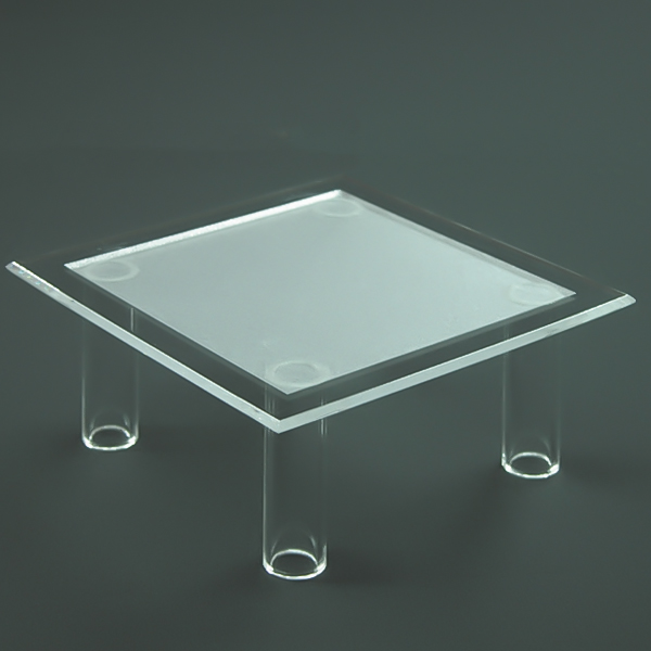 ミニステージ L 透明アクリル3mm厚 W150×D150×H70mm